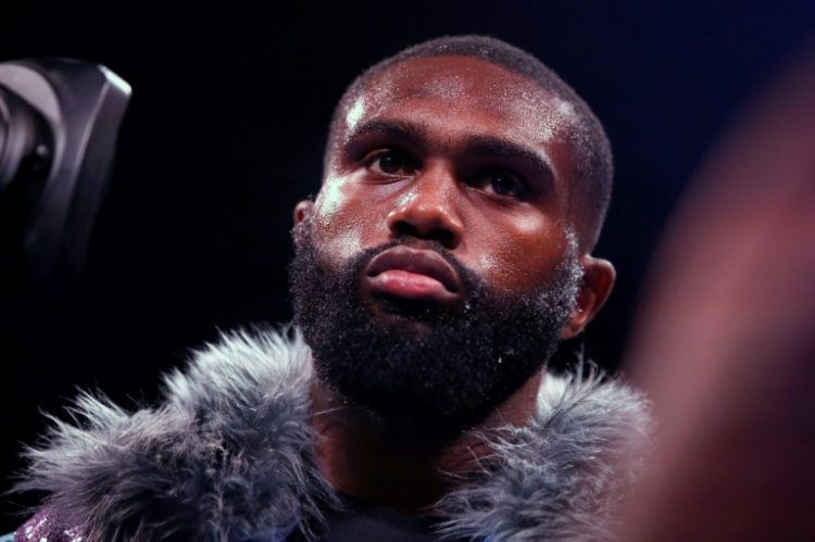 IBF welterweight title Jaron Ennis said he may step up a weight class after defending his title against Ukraine's Karen Chukhadzhian on Saturday. ©AFP