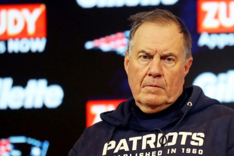 Former New England Patriots head coach Bill Belichick is heading to US collegiate sport after signing a deal with the University of North Carolina. ©AFP