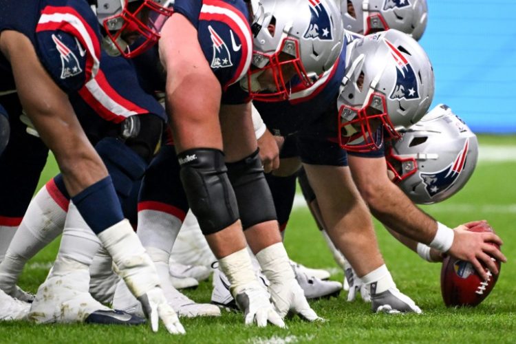 New England Patriots getting play underway against Indianapolis Colts in Frankfurt in 2023. ©AFP