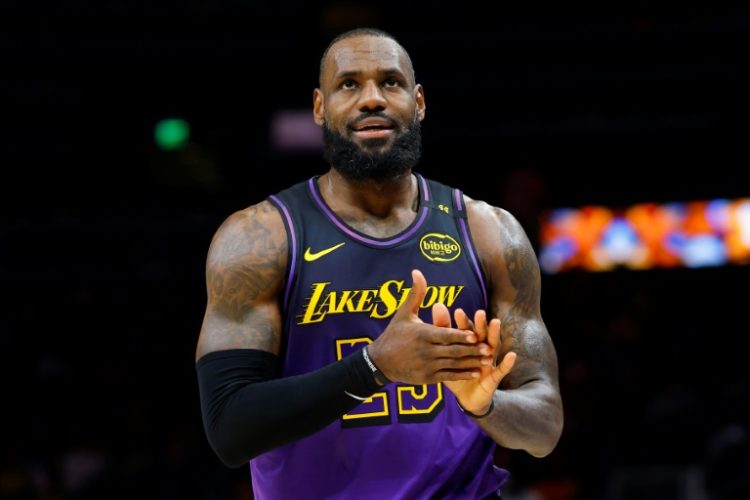 LeBron James produced a triple double with 39 points but his Los Angeles Lakers were beaten in overtime by the Atlanta Hawks.. ©AFP