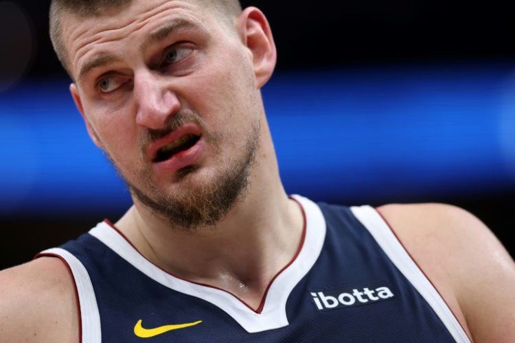 NBA MVP Nikola Jokic's 56 points aren't enough as his Denver Nuggets fall to the Washington Wizards. ©AFP